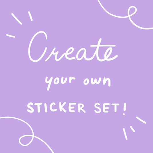 Mix and match to create your own sticker set!