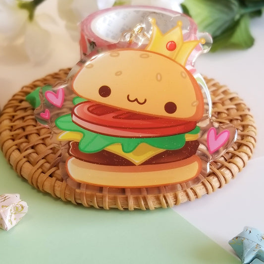 Cute Hamburger | Foodie Acrylic Charms