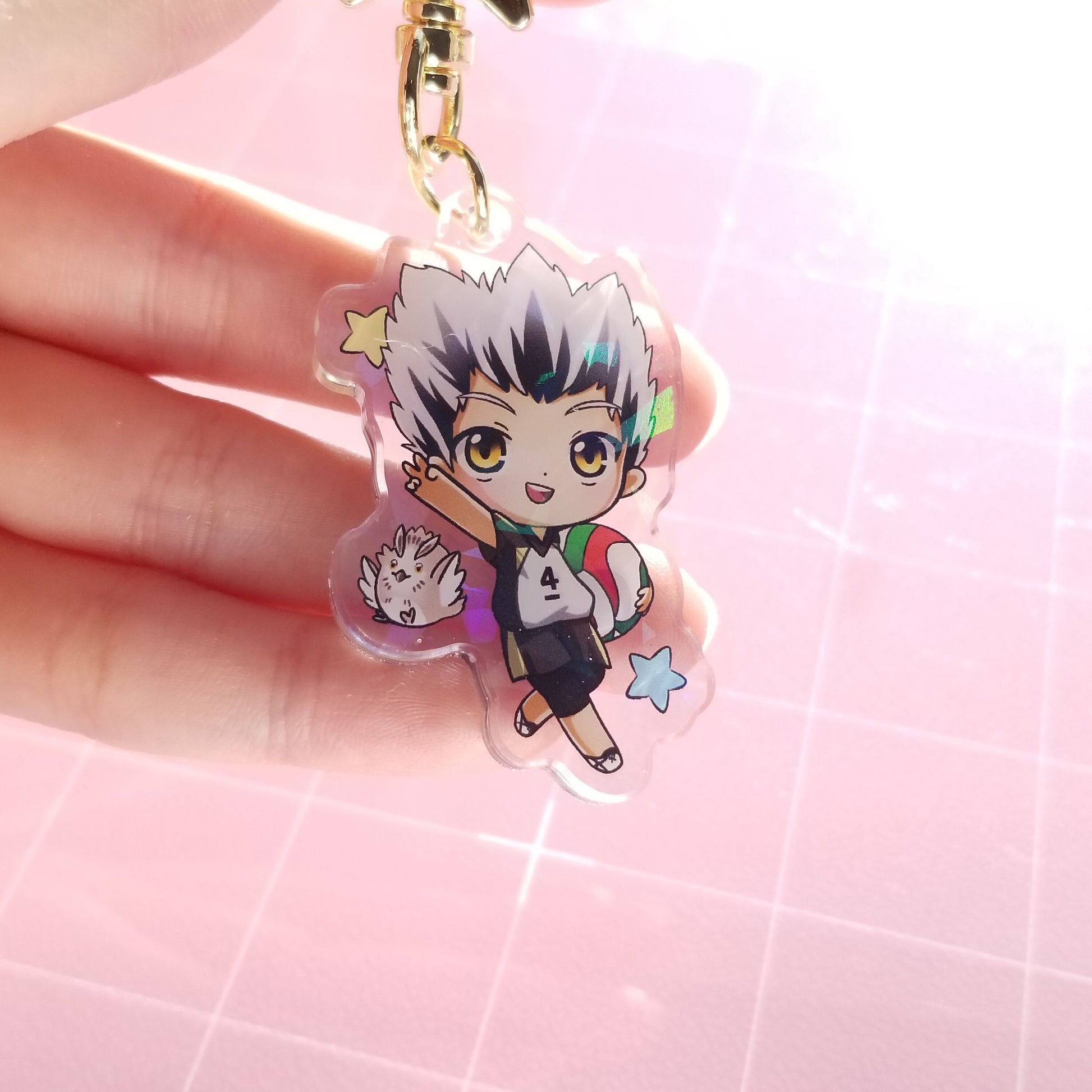 Volleyball Boys Acrylic Charms